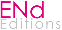 logo de ENd Editions, mettant en valeur les artistes qui se font auteurs par Viviane Zenner qui dirige la maison d editions